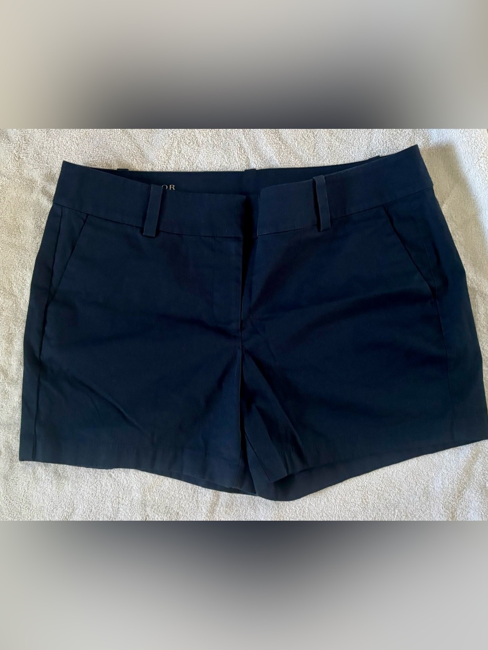 Ann Taylor City Short Classic Women's Navy Dress Shorts size 10
